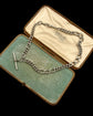 ANTIQUE CHUNKY SILVER ALBERT CHAIN