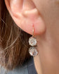 GEORGIAN DOUBLE PASTE DROP EARRINGS