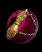 GEORGIAN 18CT GOLD HAND PENDANT / CLASP