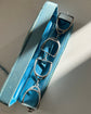 VINTAGE FRENCH SILVER LARGE STIRRUP BRACELET