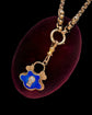 VICTORIAN 18CT GOLD PADLOCK WITH DIAMOND LOCK