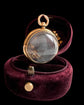 VICTORIAN ROCK CRYSTAL & 15CT GOLD POOL OF LIGHT SPHERE PENDANT