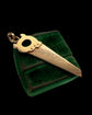 VINTAGE 18CT GOLD SAW PENDANT