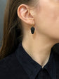 VICTORIAN WHITBY JET ACORN EARRINGS