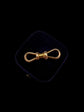 VICTORIAN 9CT GOLD DOUBLE DOG CLIP
