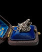 VICTORIAN LARGE SNARLING DIAMOND FOX HEAD PENDANT