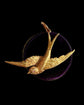 VICTORIAN 15CT GOLD SWALLOW PENDANT