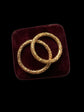 GEORGIAN 18CT GOLD CHASED SPLIT RING