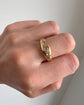 VICTORIAN 18CT GOLD THREE STONE DIAMOND RING