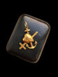 ANTIQUE LOVE FAITH CHARITY 18CT GOLD PENDANT