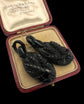VICTORIAN WHITBY JET EARRINGS