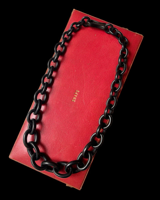 VICTORIAN SUPERSIZED VULCANITE BELCHER CHAIN