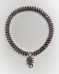 VICTORIAN SILVER ACORN COLLAR NECKLACE