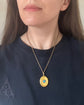 VICTORIAN 15CT GOLD LOCKET WITH TURQUOISE & DIAMOND HEART MOTIF