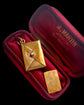 ANTIQUE 18CT GOLD & DIAMOND ENVELOPE AND LETTER PENDANT
