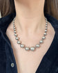 VICTORIAN CHUNKY SILVER BEAD CHAIN