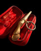 VICTORIAN 15CT GOLD HORSE LEG PENDANT