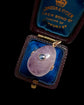 ANTIQUE AMETHYST & SAPPHIRE EGG PENDANT