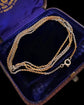 ANTIQUE 18CT GOLD & PLATINUM BI COLOUR MICRO BELCHER CHAIN
