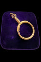 HUGE VICTORIAN 9CT GOLD SLIDING BOLT RING