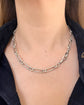 VICTORIAN CHUNKY SILVER PAPERCLIP CHAIN