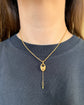 19TH CENTURY WORKING 18CT GOLD PADLOCK & KEY