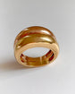 VINTAGE 90’S PIAGET 18CT GOLD DOUBLE DOMED BAND RING