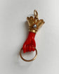 EARLY 19TH CENTURY CORAL HAND PENDANT