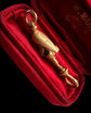 VICTORIAN 15CT GOLD PARROT DOGCLIP