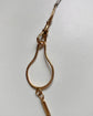 ANTIQUE BI-COLOUR 18CT GOLD & PLATINUM TROMBONE CHAIN