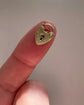 ANTIQUE MINI 9CT GOLD PADLOCK PENDANT
