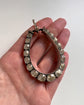 HUGE ANTIQUE SILVER & PASTE HORSESHOE PENDANT