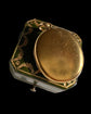 VICTORIAN 15CT GOLD LOCKET WITH TURQUOISE & DIAMOND HEART MOTIF