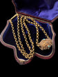 GEORGIAN REGENCY HIGH CARAT GOLD & TURQUOISE SLIDER PENDANT