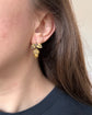 VICTORIAN PINCHBECK ACORN EARRINGS
