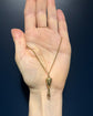 ANTIQUE 9CT GOLD ACORN & DOG CLIP CHAIN EXTENDER / BAIL
