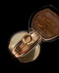 ANTIQUE LARGE 15CT GOLD & CRYSTAL LOCKET
