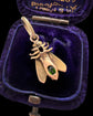 ANTIQUE GEM SET FLY PENDANT