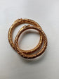 GEORGIAN 15CT GOLD OUROBOROS SPLIT RING