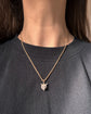VICTORIAN LARGE SNARLING DIAMOND FOX HEAD PENDANT