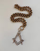 19TH CENTURY SILVER & PASTE MASONIC PENDANT