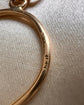 ANTIQUE BI-COLOUR 18CT GOLD & PLATINUM TROMBONE CHAIN
