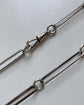ANTIQUE FINE PAPERCLIP LINK GAURD CHAIN