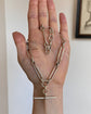 VICTORIAN SILVER PAPERCLIP ALBERT CHAIN