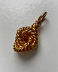 VICTORIAN 15CT GOLD KNOT PENDANT