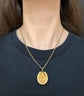 VICTORIAN 19CT GOLD HORSE HOOF PENDANT