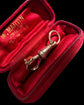 ANTIQUE 9CT GOLD SNAKE DOG CLIP