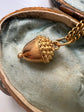 VICTORIAN 18CT GOLD MINI ACORN PENDANT
