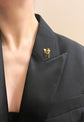 19TH CENTURY 18CT GOLD FRENCH HORSE HEAD STICK PIN