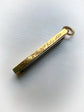 VICTORIAN 15CT GOLD & DIAMOND INGOT PENDANT